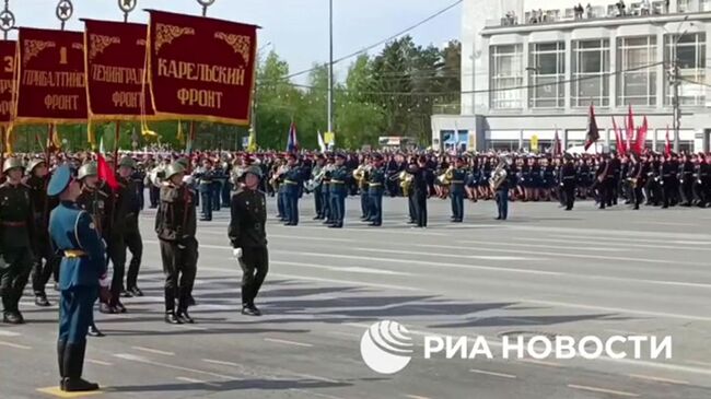 Военный парад в Новосибирске