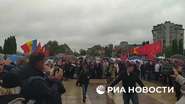 Марш Победы В Кишиневе