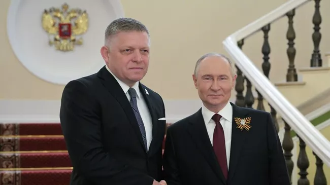 Встреча Путина с Робертом Фицо