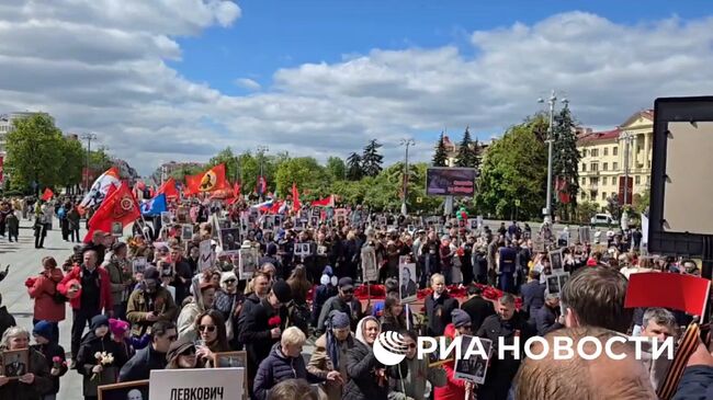 Акция Бессмертный полк в Минске