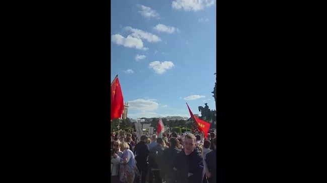 День Победы в центре Вены