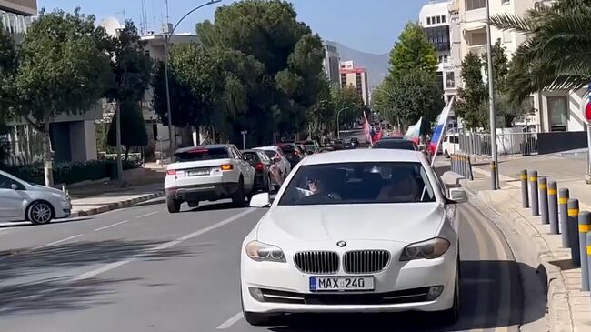 Праздничный автопробег в Лимасоле