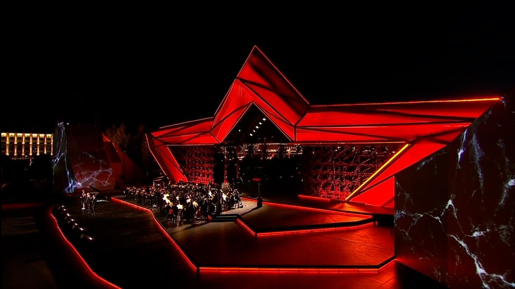 Концерт Победы у Московского Кремля