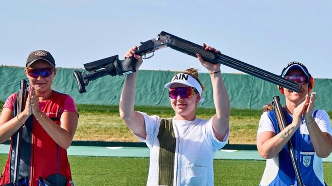 Россиянка Лада Денисова стала победительницей этапа Кубка мира по стендовой стрельбе Россиянка Лада Денисова стала победительницей этапа Кубка мира по стендовой стрельбе