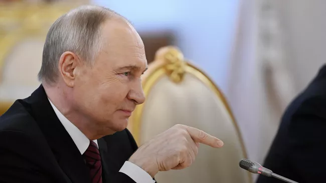 Выступление Путина перед прессой 