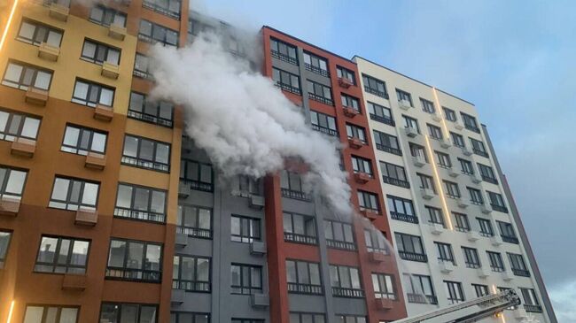 Пожар в многоэтажном доме в Ханты-Мансийске. 11 мая 2025