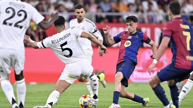 Эпизод матча Барселона - Реал Мадрид