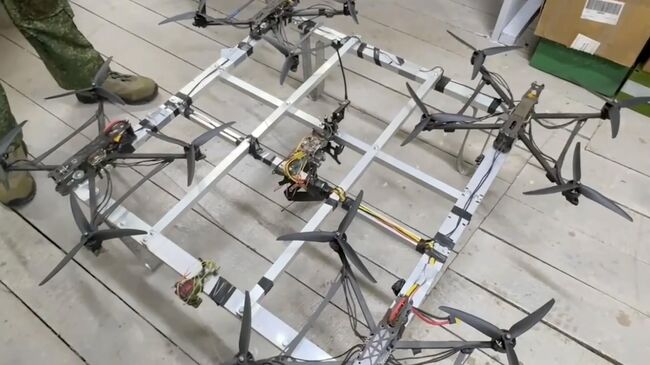 Боец полевой лаборатории БПЛА о применении нового FPV-дрона-трансформера Вобла