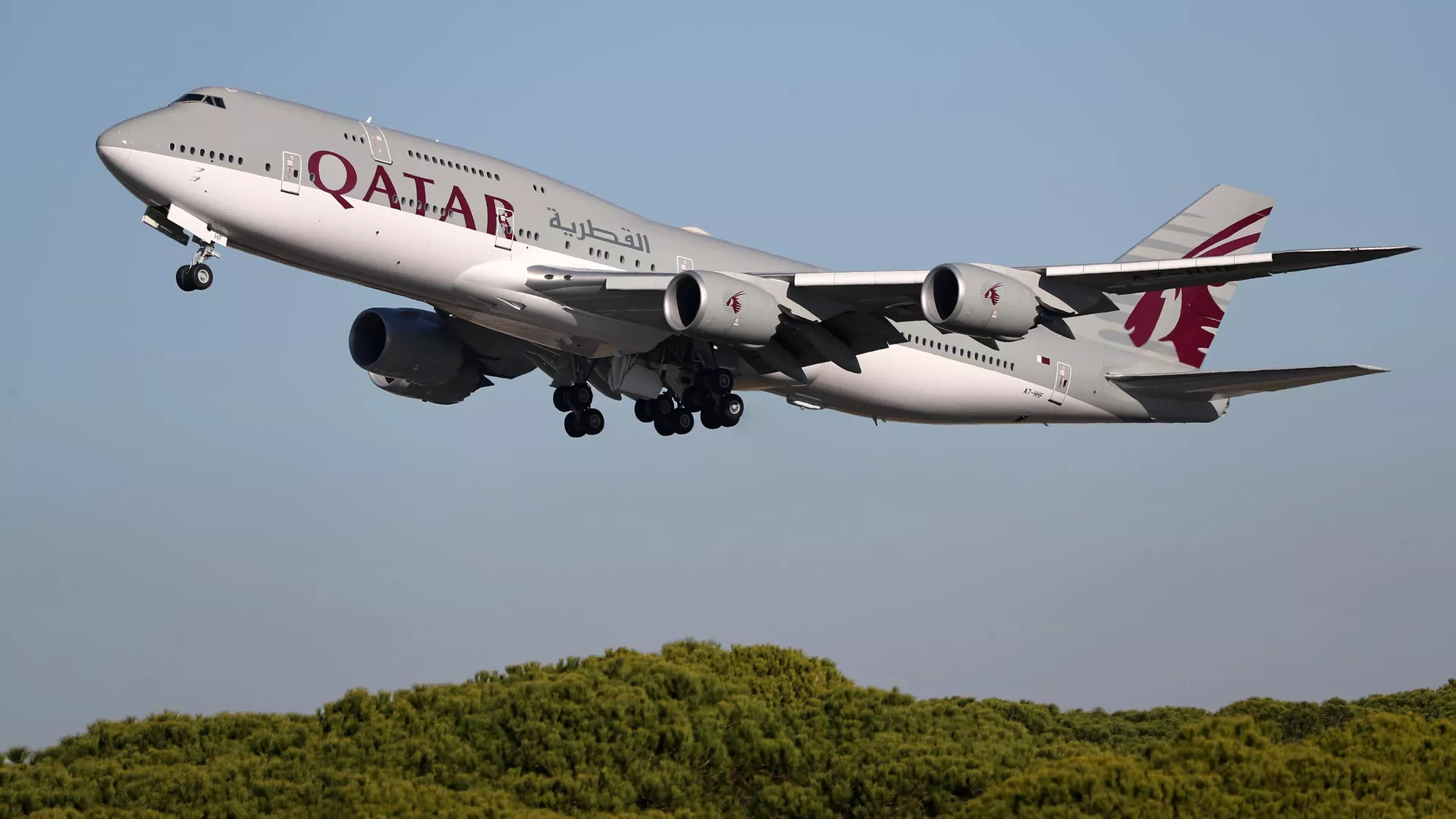 Boeing 747-8 компании Qatar Amiri Flight Boeing 747-8 компании Qatar Amiri Flight - РИА Новости, 1920, 12.05.2025