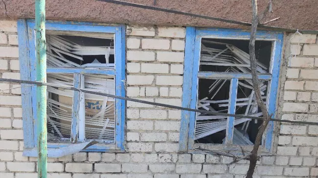 Последствия обстрела со стороны ВСУ Херсонской области