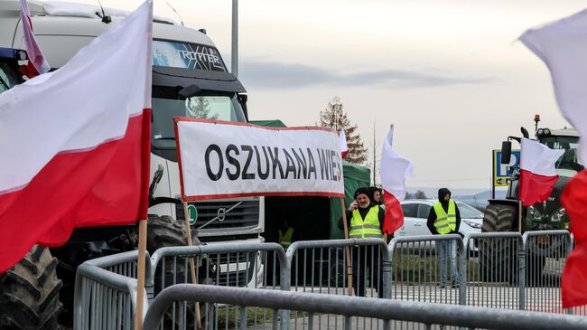 Польские перевозчики блокируют границу с Украиной