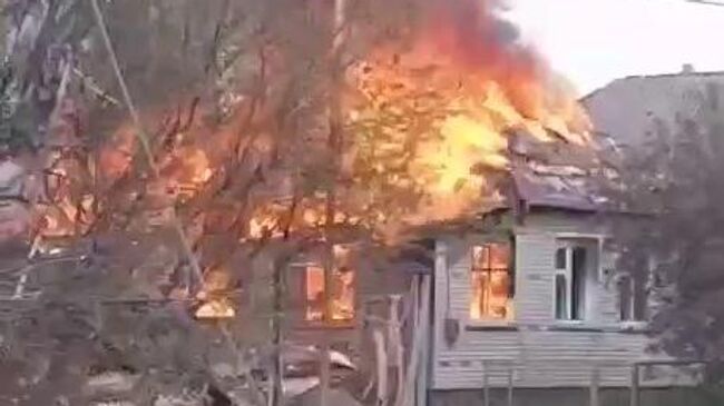 FPV-дрон ВСУ атаковал поселок Глушково в Курской области