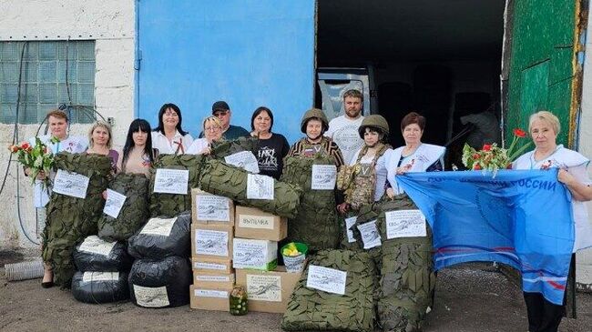 Саратовские волонтеры с гуманитарным грузом для бойцов СВО