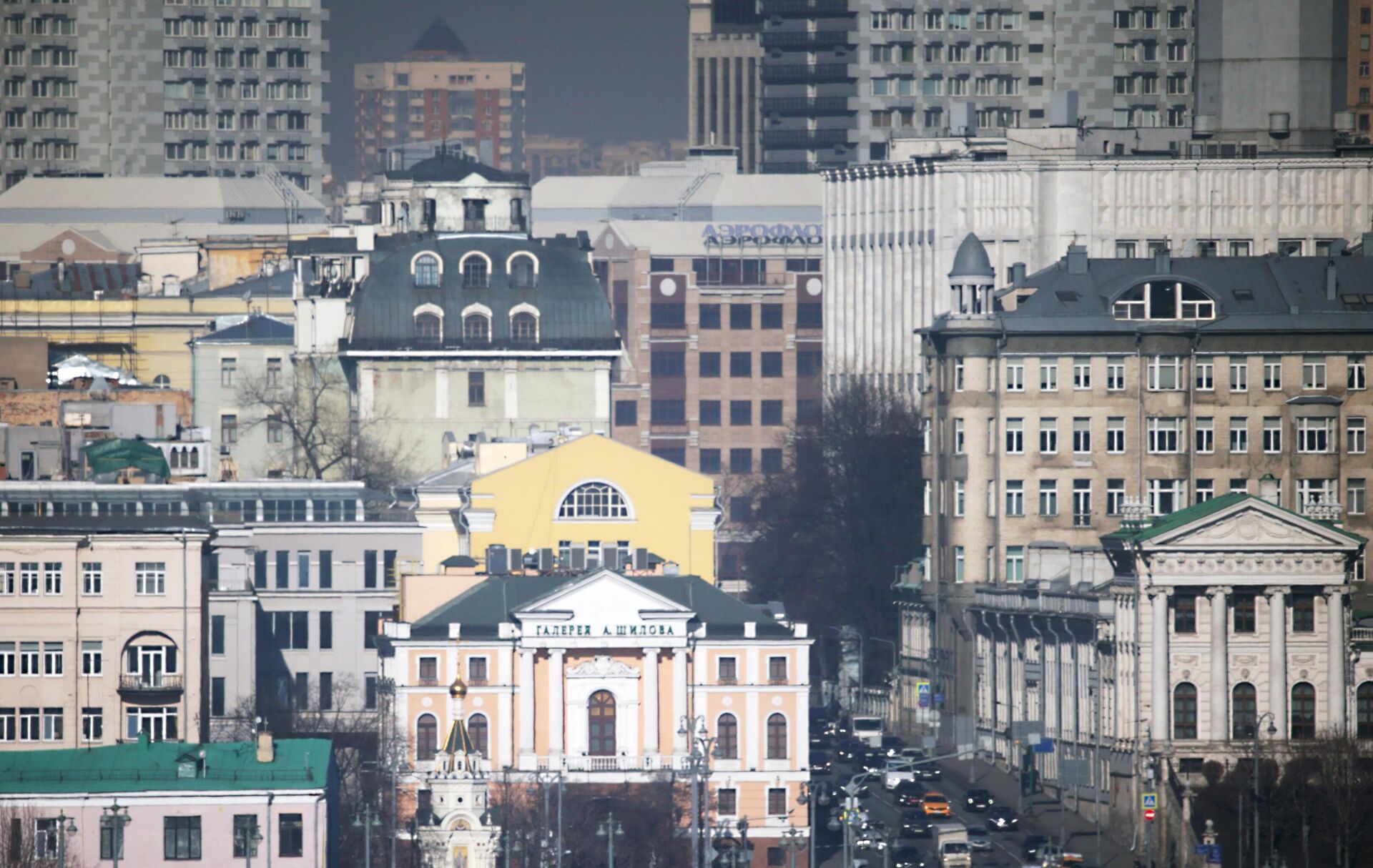Вид на улицу Знаменка в Москве Вид на улицу Знаменка в Москве - РИА Новости, 1920, 13.05.2025
