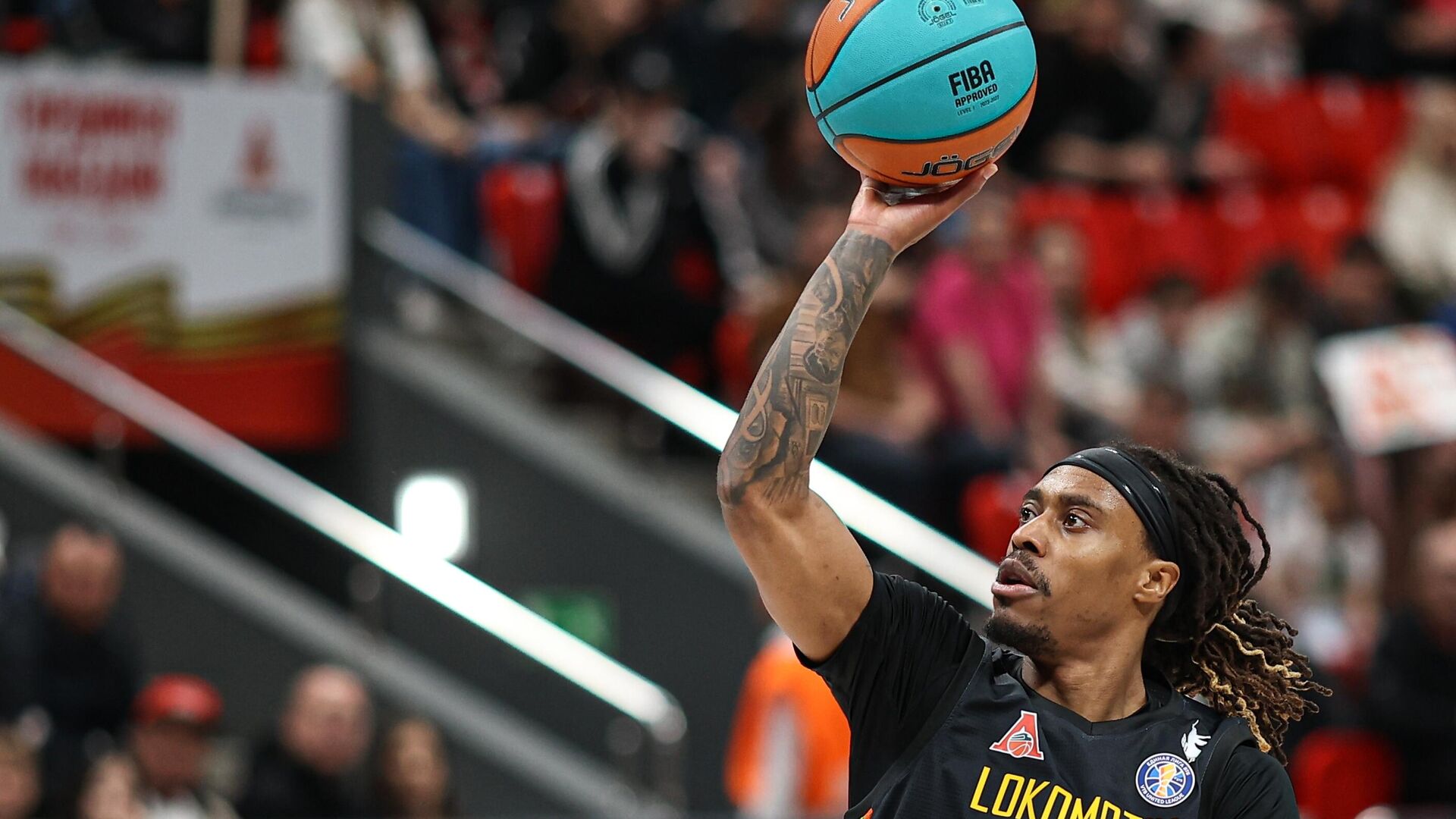 Таджер Макколл, игрок Локомотив-Кубань  - РИА Новости, 1920, 15.11.2025