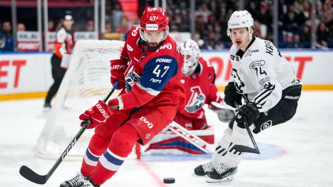 Александр Радулов в матче Локомотив (Ярославль) - Трактор (Челябинск)