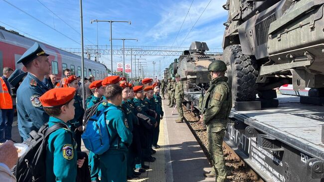 Агитпоезд Минобороны России Единство в памяти. Сила в подвиге