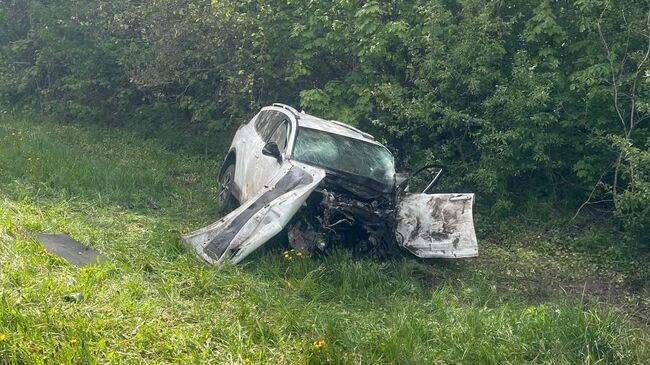 На месте ДТП в Курской области