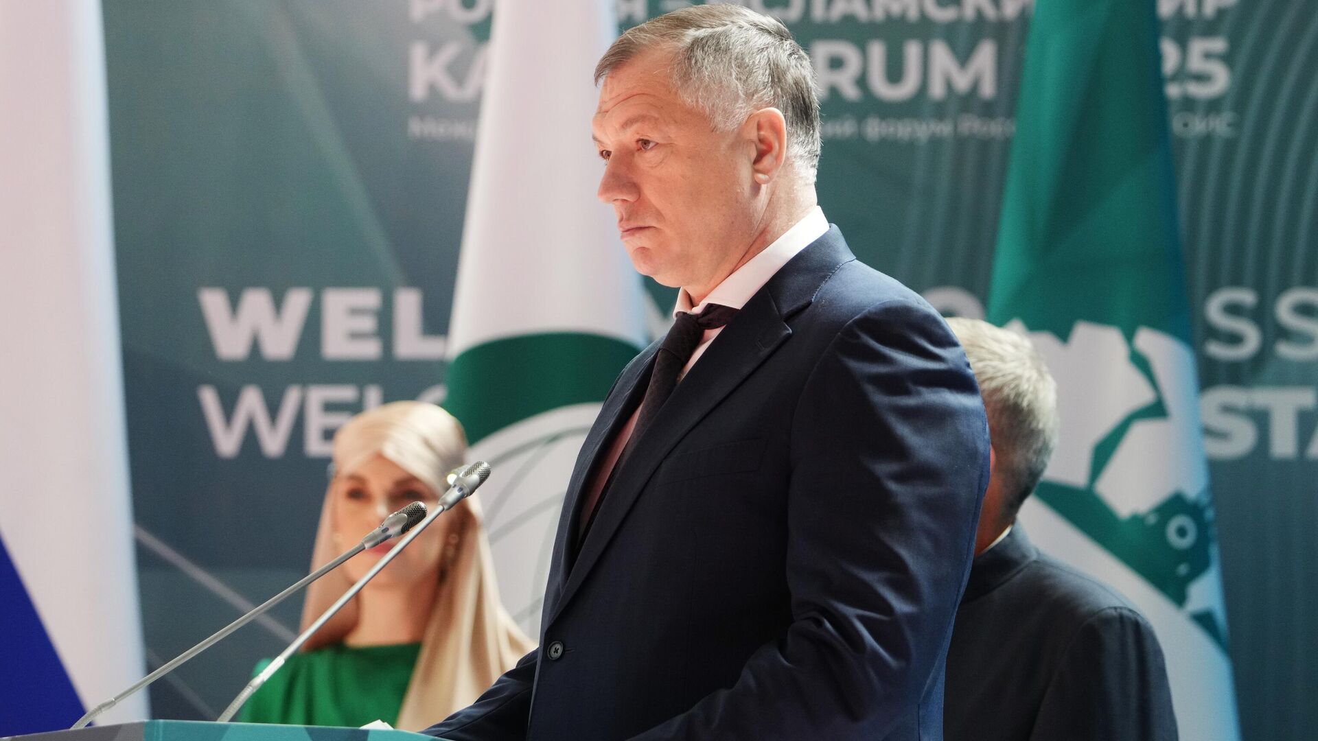 Марат Хуснуллин, заместитель председателя правительства РФ, председатель организационного комитета по подготовке и проведению Международного экономического форума Россия – Исламский мир: KazanForum - РИА Новости, 1920, 16.05.2025