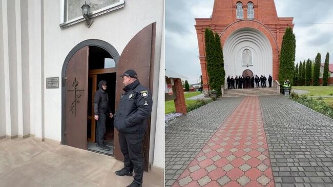 Сторонники ПЦУ пытаются захватить храм УПЦ в Хмельницкой области