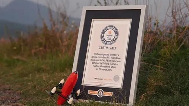 Студент из Китая разогнал микродрон, распечатанный на 3D-принтере, до 340 километров в час