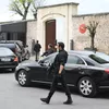 Турецкая делегация прибывает к месту проведения переговоров между делегациями России и Украины во дворце Долмабахче в Стамбуле