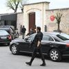 Турецкая делегация прибывает к месту проведения переговоров между делегациями России и Украины во дворце Долмабахче в Стамбуле