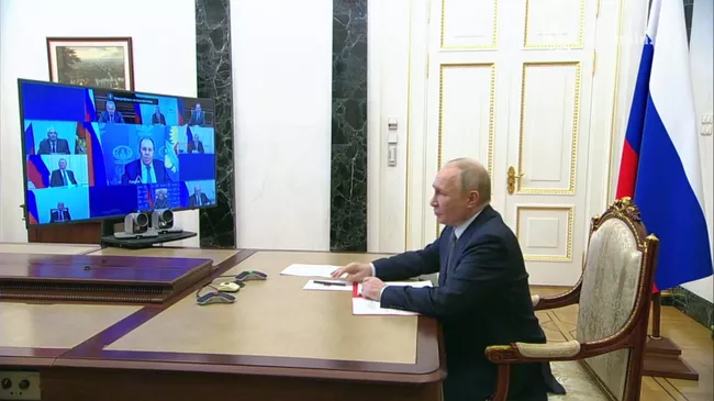 Путин на совещании с постоянными членами Совбеза