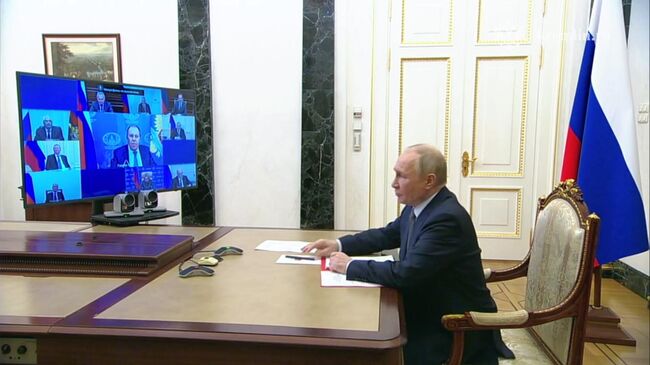 Путин на совещании с постоянными членами Совбеза