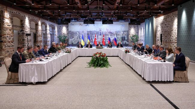 Переговоры с участием делегаций России, Украины и Турции в Стамбуле