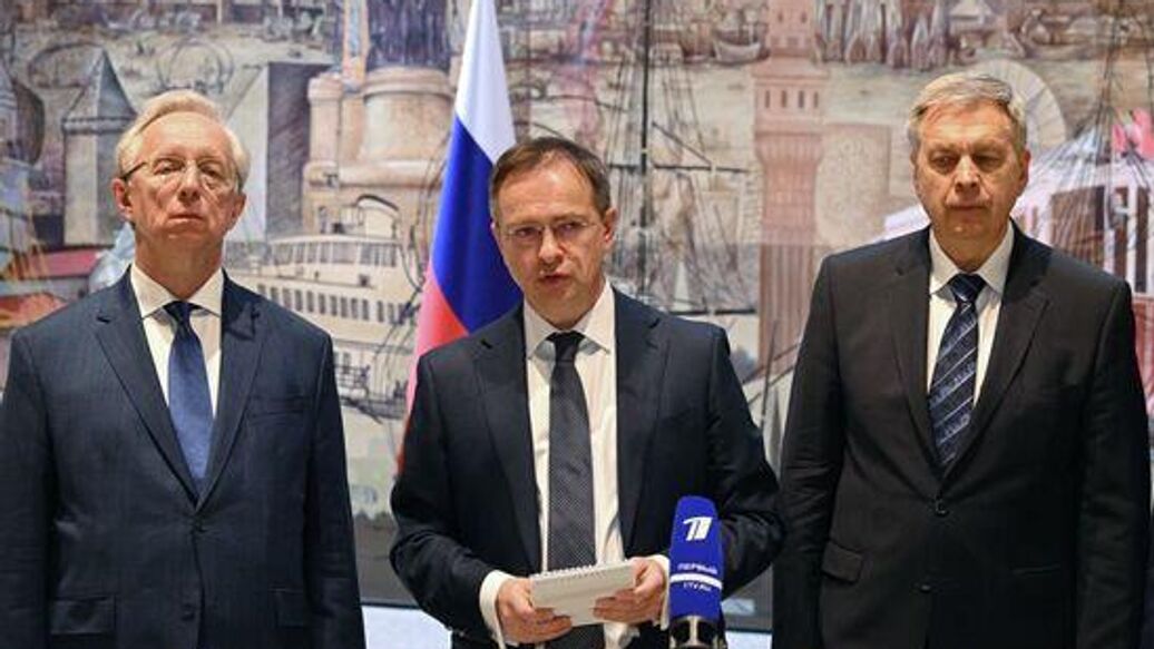 Мединский выступил с заявлением по итогам переговоров в Стамбуле