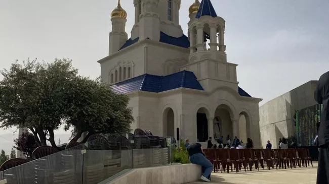 Торжественная церемония освящения православного храма иконы Божией Матери Нечаянная радость в городе Захле, Ливан