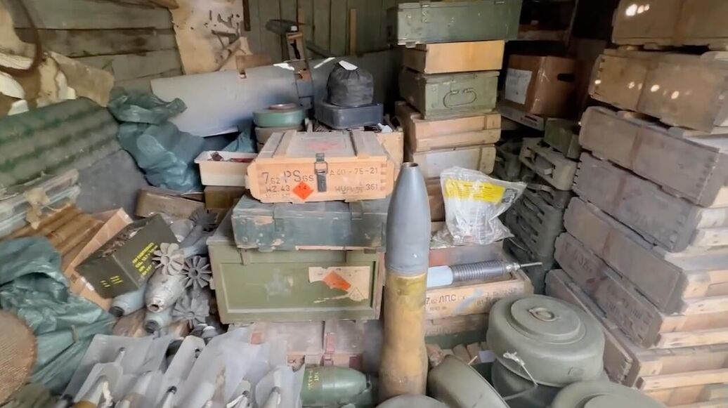 В Курахово нашли схрон ВСУ с оружием из стран НАТО