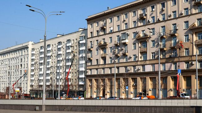 Промывка фасадов в Москве Промывка фасадов в Москве
