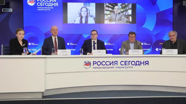 Видеомост Москва — Белград — Каир, посвященный V Костомаровскому форуму, который состоится в преддверии Дня славянской письменности и культуры, отмечаемого 24 мая