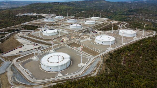 Нефтехранилище Каспийского трубопроводного консорциума (КТК-Р) в Краснодарском крае