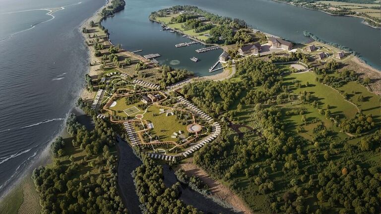 Курортный комплекс на острове Большой Уссурийский в Хабаровском крае Курортный комплекс на острове Большой Уссурийский в Хабаровском крае