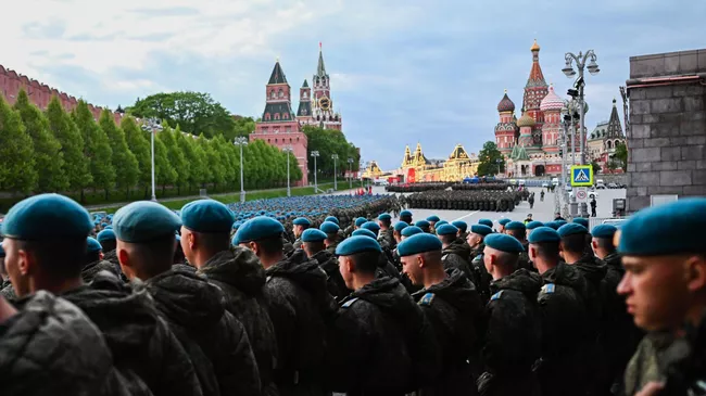 Репетиция парада в честь 80-й годовщины Победы в Великой Отечественной войне