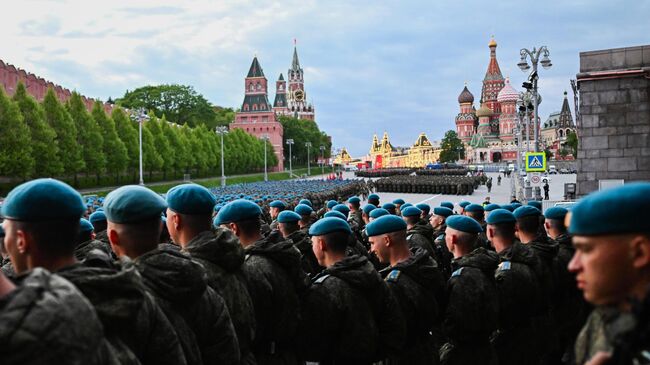 Репетиция парада в честь 80-й годовщины Победы в Великой Отечественной войне