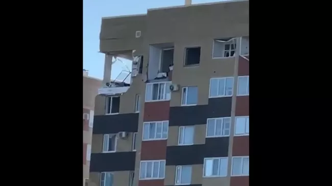 Кадры с места взрыва в многоэтажном доме в Ставрополе