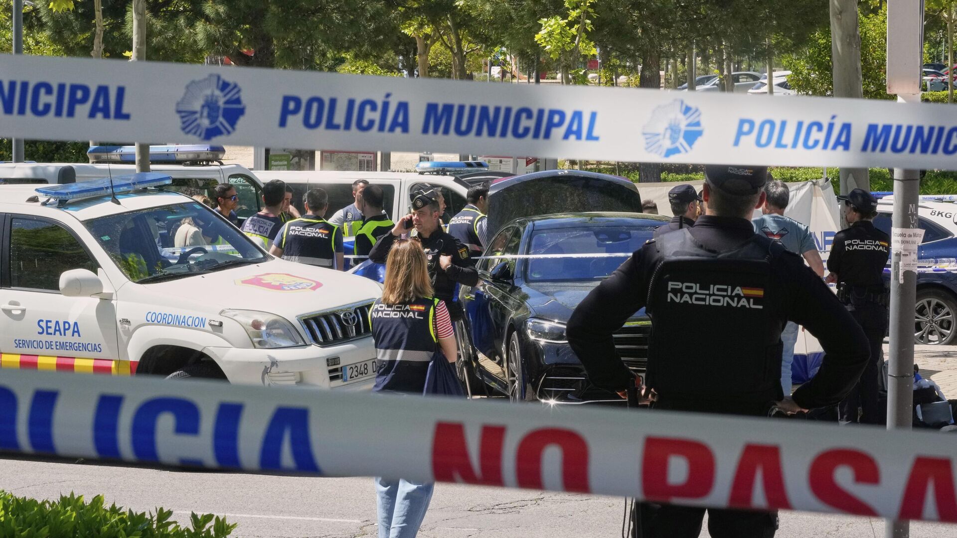 Место убийства Андрея Портнова в Мадриде - РИА Новости, 1920, 21.05.2025