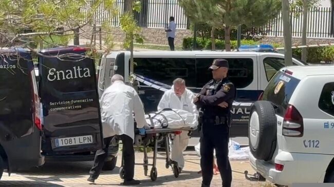 Место убийства Андрея Портнова в Мадриде