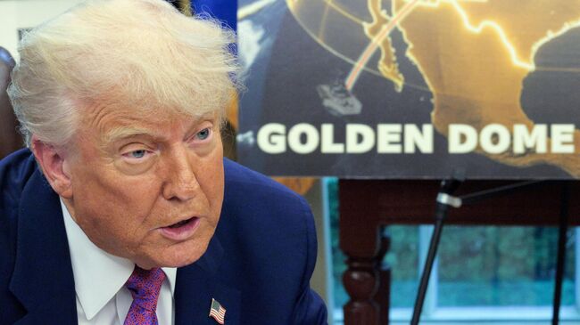 Президент США Дональд Трамп заявляет о создании ПРО Золотой купол в Овальном кабинете Белого дома
