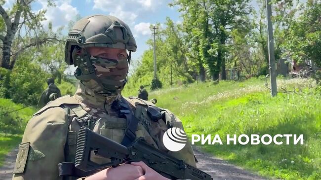 Работа саперов в Курской области