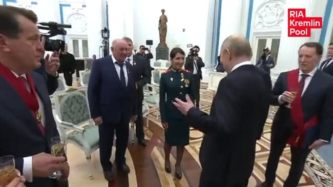 Общение Путина и медсестры Людмилы Болилая, которая закрыла собой раненого бойца во время обстрела ВСУ