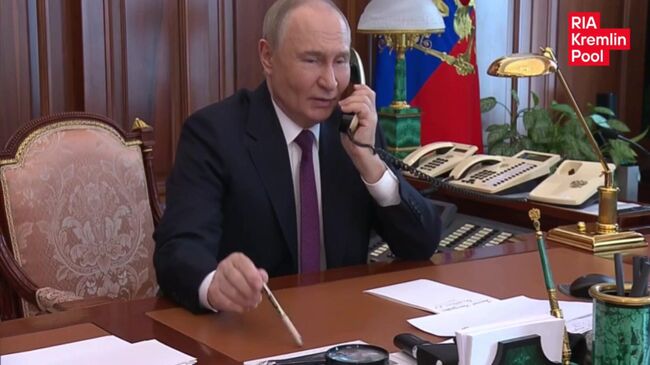 Телефонный разговор Путина и главы Беловского района Курской области Волобуева