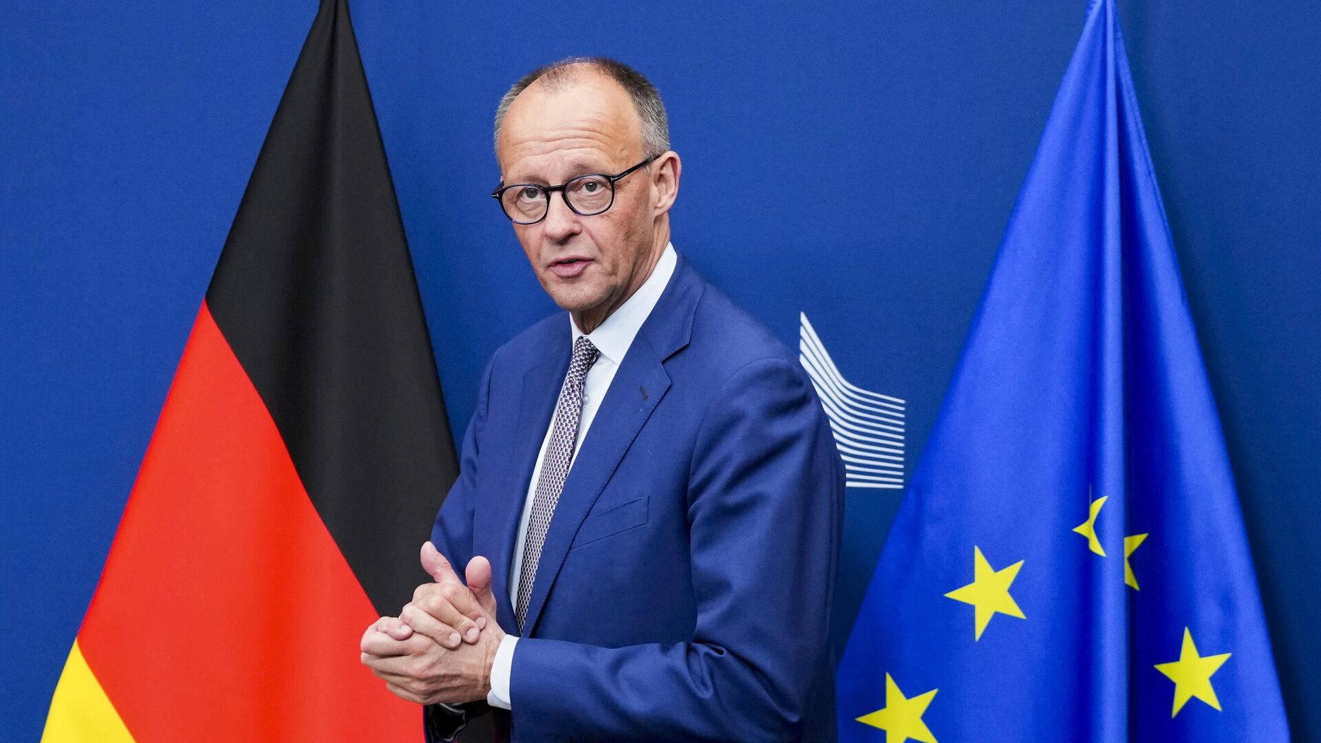 Канцлер Германии Фридрих Мерц Канцлер Германии Фридрих Мерц - РИА Новости, 1920, 07.06.2025