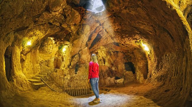 Подземный город Деринкую, Каппадокия, Турция