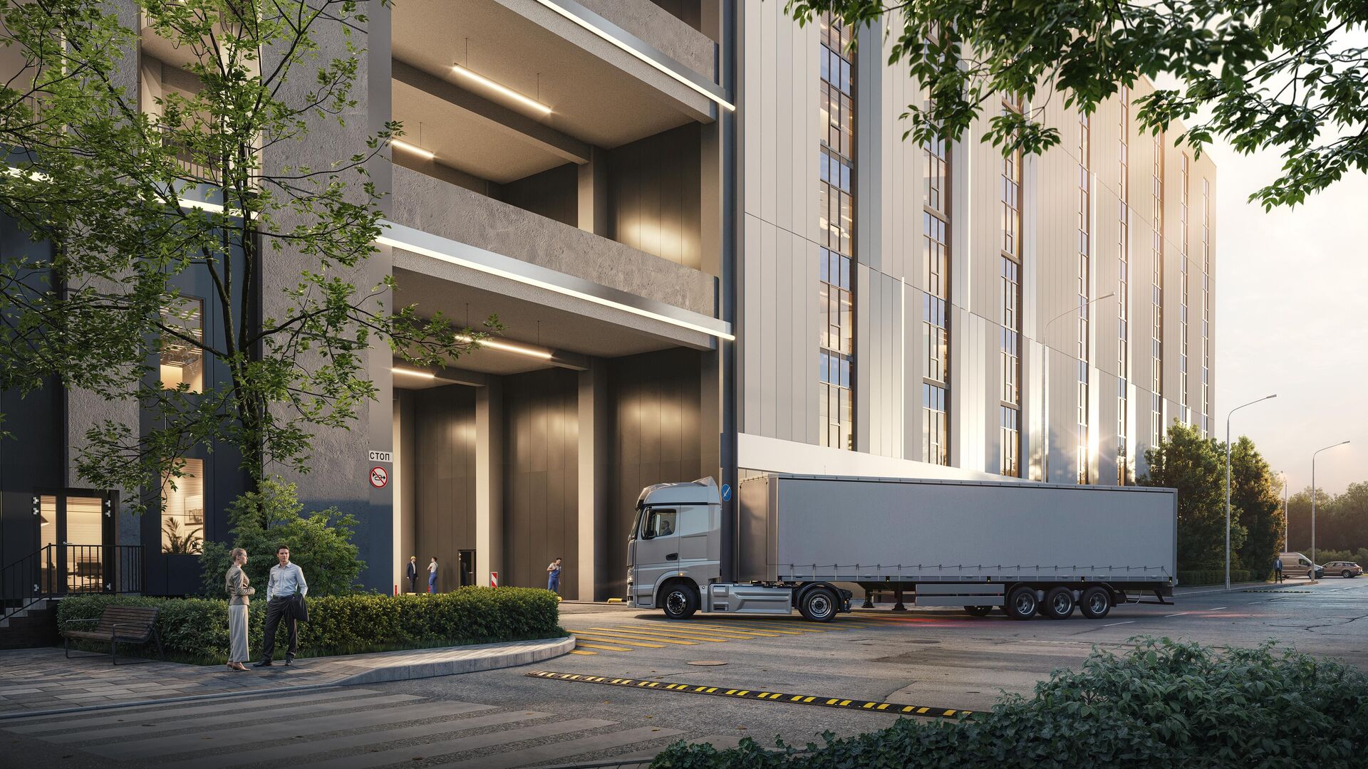 Проект здания технопарка с авторампами в Алтуфьево  - РИА Новости, 1920, 24.05.2025