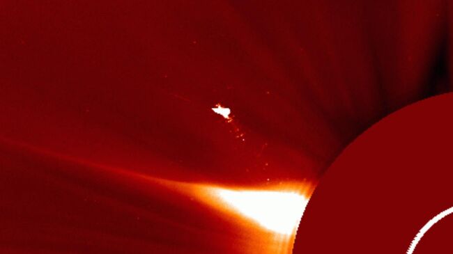 Снимок с одного из телескопов LASCO